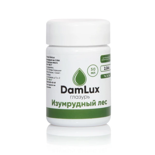 Глазурь DamLux Изумрудный Лес 2.064, 50 мл