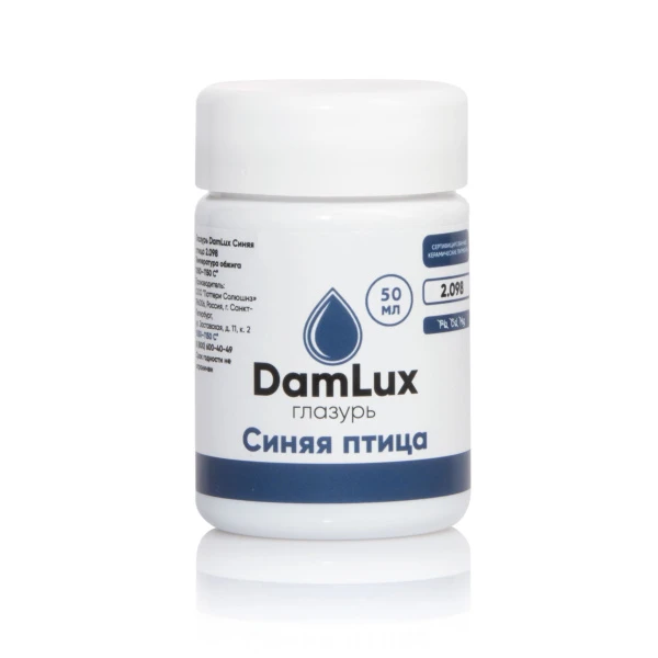 Глазурь DamLux Синяя Птица 2.098, 50 мл