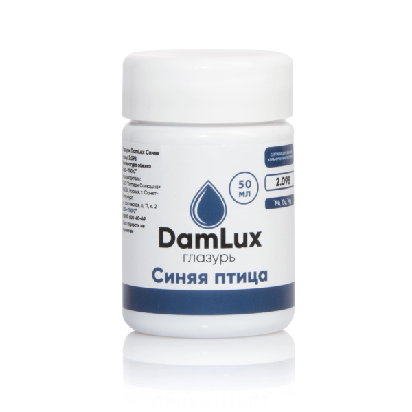 Глазурь DamLux Синяя Птица 2.098, 50 мл