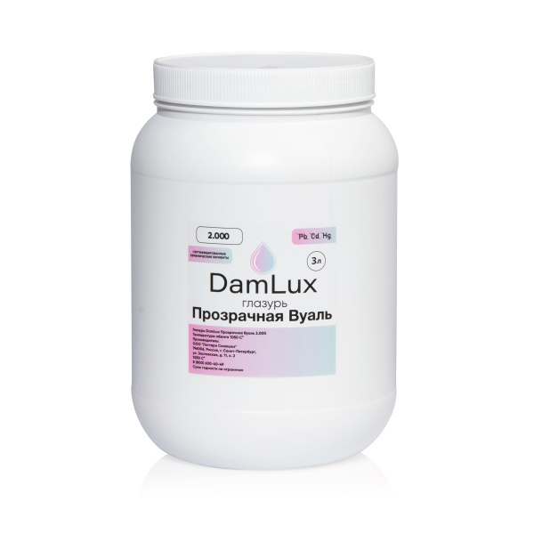 Глазурь DamLux Прозрачная Вуаль 2.000,3 л 2
